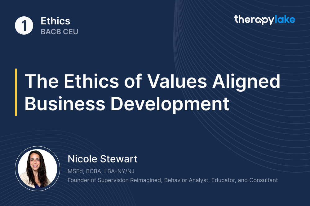 The Ethics of Values-Aligned Business Development - View course