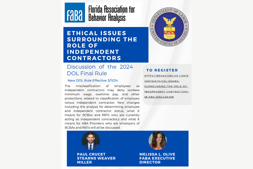 Ethical Issues Surrounding the Role of Independent Contractors in ABA