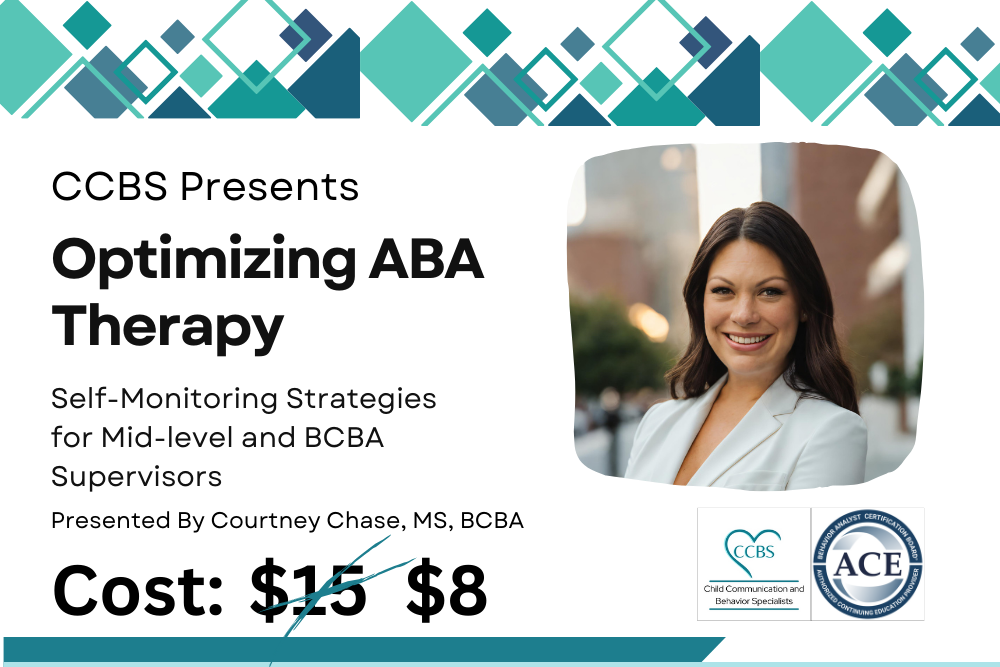 Optimizing ABA Therapy: Self-Monitoring Strategies for Mid-Level and ...