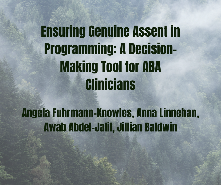 Ensuring genuine assent in programming: A decision-making tool for ABA ...