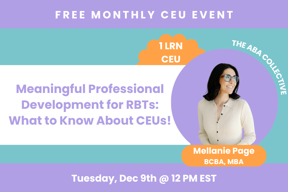 Meaningful Professional Development for RBTs: What to Know About PDUs ...